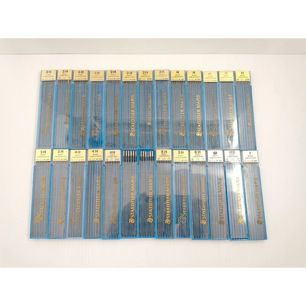 Big Lot of vintage Staedtler Lumograph‎ Leads various types packs